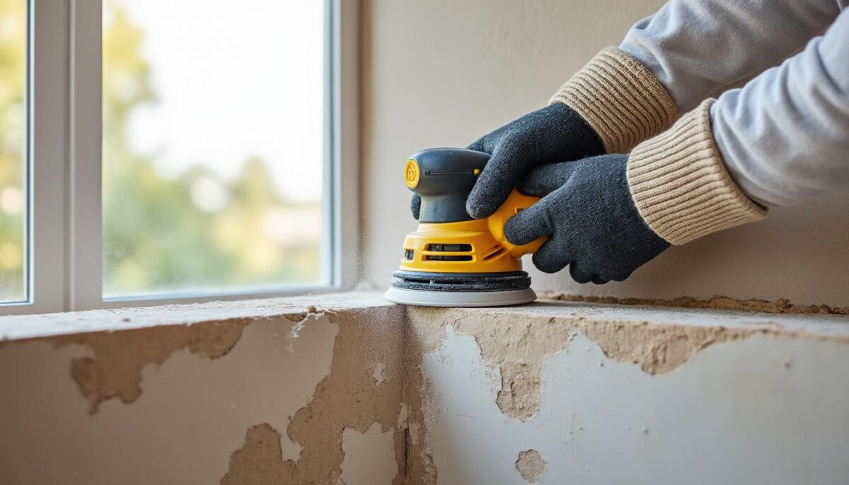 découvrez comment utiliser correctement une ponceuse électroportative pour éviter d'endommager vos murs et obtenir une finition parfaite.